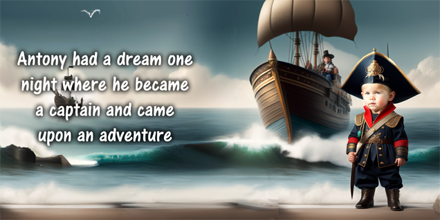 He became a captain and came upon an adventure